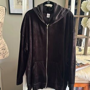 Women’s Livi, by Lane Bryant Full Zipper Hoodie w/Velvety Finish, Size 22/24